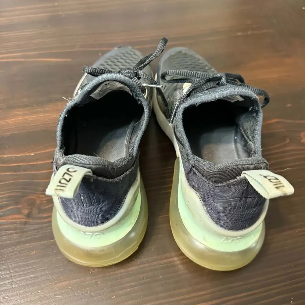 Nike Air Max 270 Hyper Jade Youth 5.5 Black‎ Sneakers